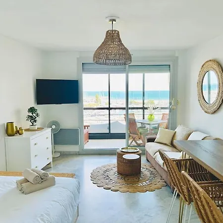 Chic & Cosy Vue Mer, Clim, Parking La Grande-Motte